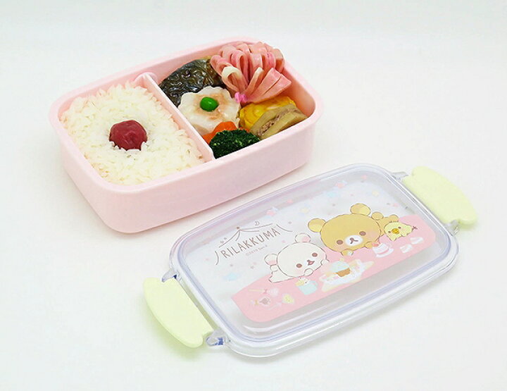 楽天市場】お弁当箱 1段 角型 500ml リラックマ ランチボックス 子供 