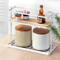 楽天市場】調味料ラック 木製（整理ボックス｜キッチン整理用品 