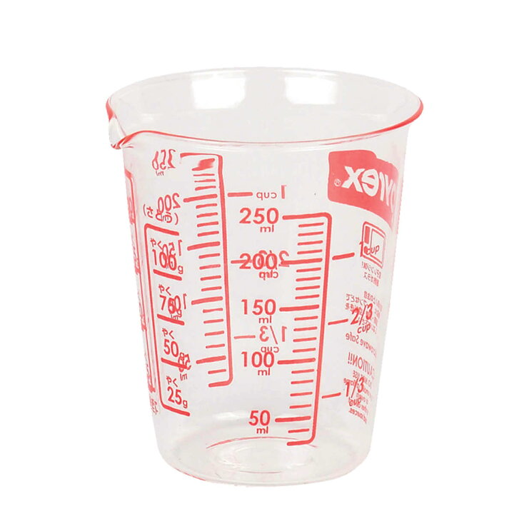 楽天市場】計量カップ 250ml 耐熱ガラス パイレックス PYREX メジャー