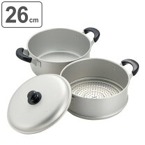 楽天市場】アルミ 蒸し器 3段の通販