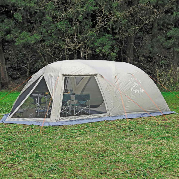 楽天市場】テント 5人用 6人用 スクリーンツールームドームテント モンテ キャプテンスタッグ （ 送料無料 CAPTAIN STAG ツールームテント  ツールーム キャンプ ドームテント 大型 アウトドア フルクローズ リビング ファミリーテント ） : リビングート 楽天市場店