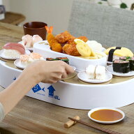 回転寿司 ホワイト おウチで楽しい回転寿司 （ 送料無料 パーティーグッズ クッキングトイ お寿司 まわる…