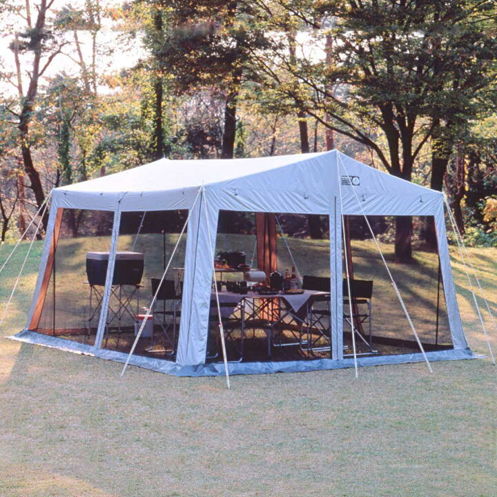 楽天市場】シェード ラニー メッシュタープテント 3.5m×3.8m キャリー  