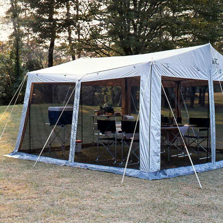 楽天市場】シェード ラニー メッシュタープテント 3.5m×3.8m キャリー  