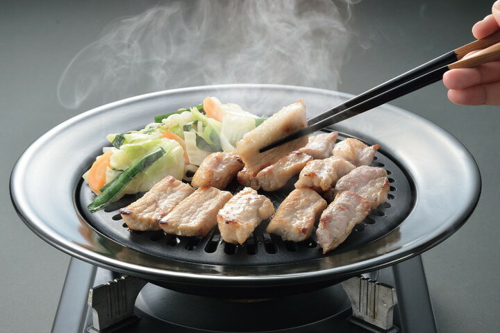 楽天市場】焼肉グリル 32cm 丸型 カセットコンロ専用 韓味家 （ 卓上 