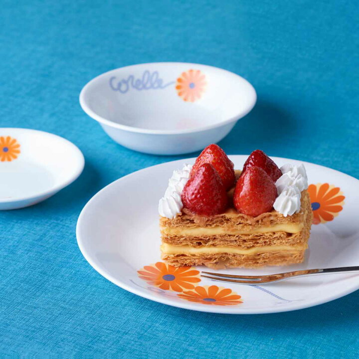 楽天市場】食器 5点セット CORELLE コレール オレンジマーガレット 