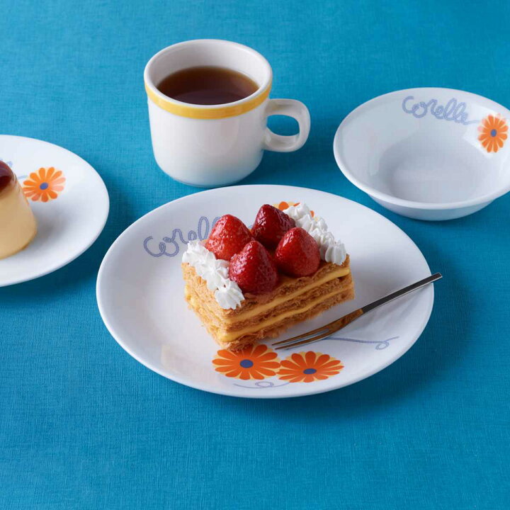 楽天市場】食器 5点セット CORELLE コレール オレンジマーガレット 