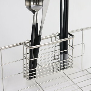 カトラリーポケット ビューノ ステンレス製水切りポケット ( ステンレス 水切りラック 箸置き カトラリーホルダー カトラリーケース 水切り用 水切り カトラリー立て 箸立て 箸入れ 洗い