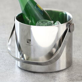 アイスペール 1.5L IENOMI ステンレス 二重構造 （ 氷バケツ アイス・ペール ダブルウォール 1500ml アイスバスケット 氷 バケツ バスケット 持ち手付き 水割り ロック お酒グッズ ）