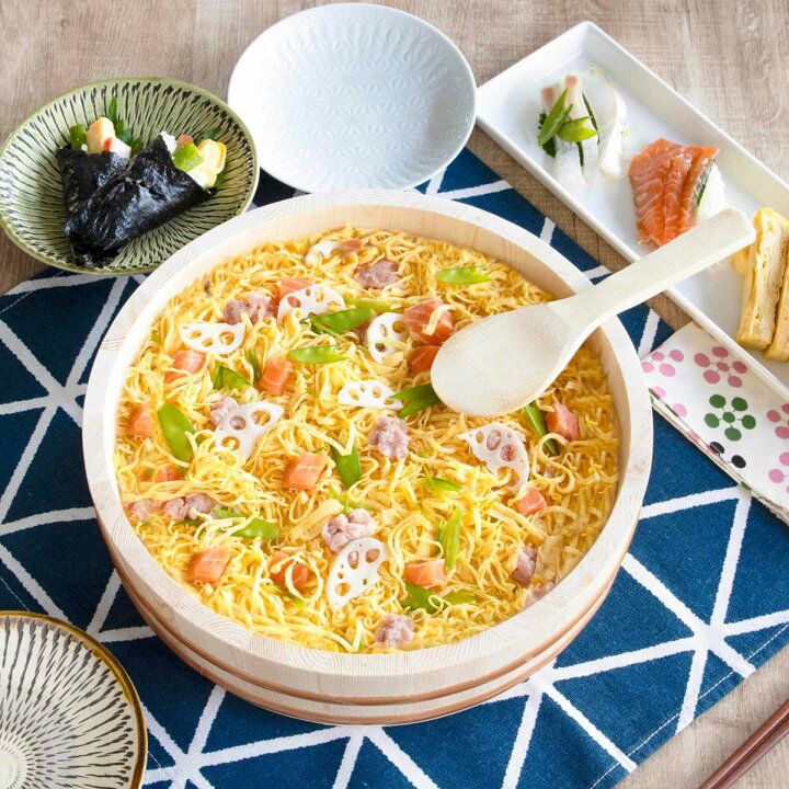 楽天市場】すし桶 寿司桶 飯台 木製 30cm 約4合用 和の里 （ 木製飯台 