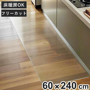 �L�b�`���}�b�g �N���A 60×240cm ���g�[�Ή� �i 60cm 240cm ���� �L�b�`�� �}�b�g �䏊�}�b�g �@����L�b�`���}�b�g PVC ����s�v �Y���Ȃ� ���h�~ ����h�~ �J�b�g ���� ������ ���gOK �t���[�J�b