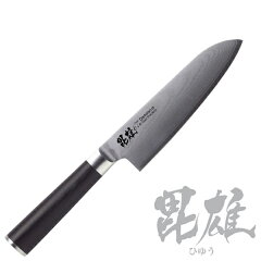 包丁毘雄ダマスカス67層三徳包丁165