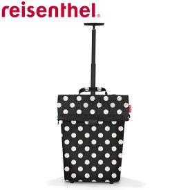 ショッピングカート reisenthel TROLLEY M FRAME DOTS WHITE （ 買い物カート トローリー カート キャリーカート 2輪 43L 大容量 ハンドル 持ち手 伸縮 キャスター付き 買い物 旅行 ）