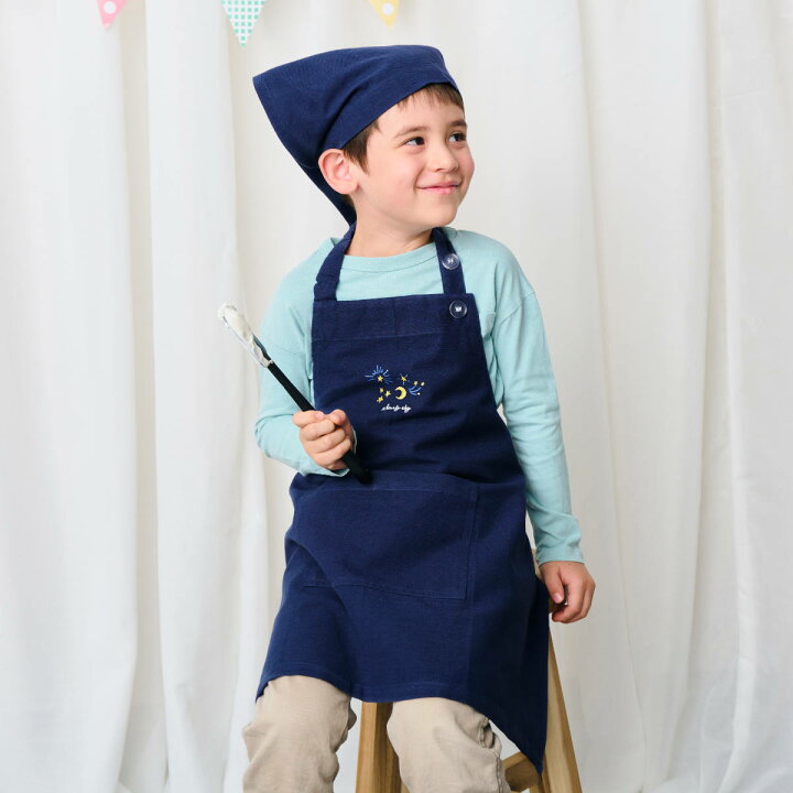 楽天市場】エプロン ディアー キッズエプロン 3点セット （ 子供用  