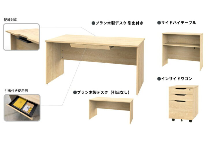 楽天市場】オフィスデスク 幅120×奥行70cm 木製 PLANN （ 法人限定 