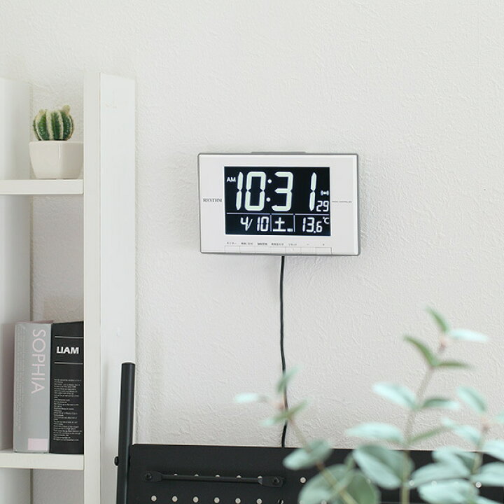楽天市場】置き時計 デジタル電波時計 掛置き兼用 ルークデジット 置きデジタル時計