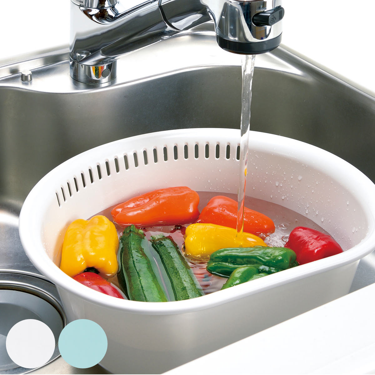 【楽天市場】洗い桶 D型 L シェリー （ 日本製 抗菌 洗桶 洗いおけ