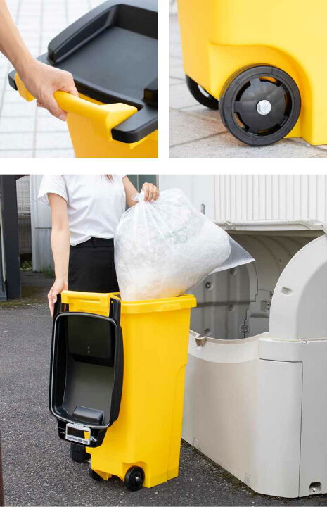 楽天市場】ゴミ箱 70L 屋外兼用 2輪 （ ごみ箱 70リットル 大容量 屋外 