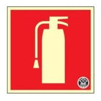 楽天市場】消火器 プレート 大の通販