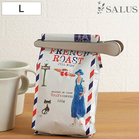 キッチンクリップ SALUS ステンレス クリップ L （ セイラス 食品クリップ 食品 保存 保存袋 袋留め ステンレスクリップ 保存クリップ マルチクリップ 袋止め 袋 スナック菓子 保管 文具 メモ 束ねる おしゃれ かわいい ギザギザ ）