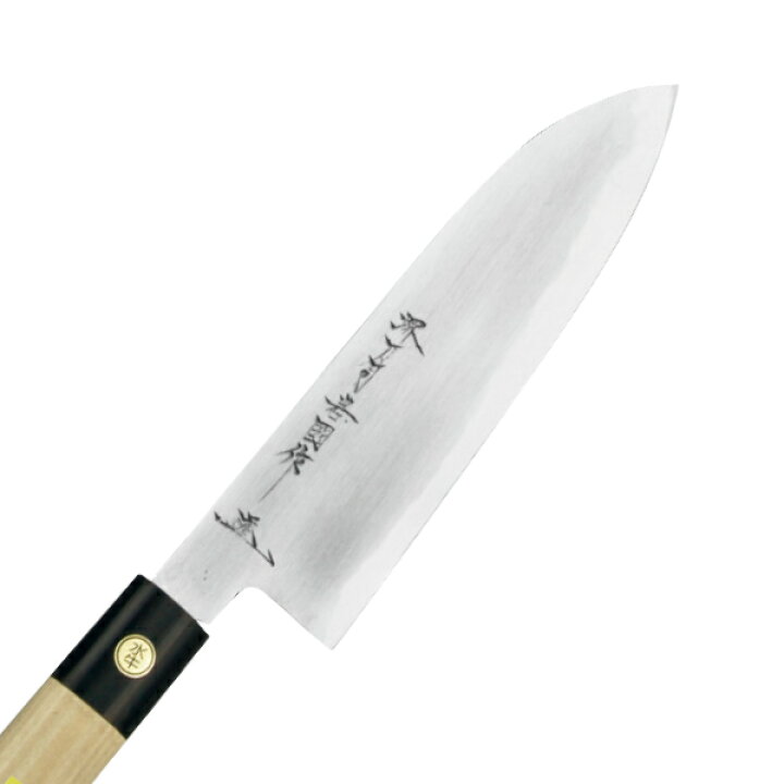 楽天市場】包丁 三徳包丁 両刃 岩国作 刃渡り 180mm 堺刀司 （ 送料  