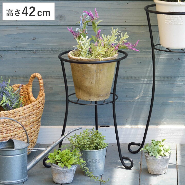 楽天市場】プランタースタンド フラワーボール 高さ42cm （ フラワー 