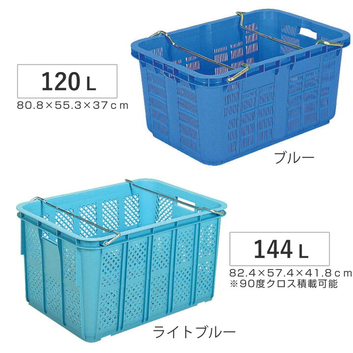 楽天市場】コンテナー 網目コンテナー ハンドル付 サンテナー 