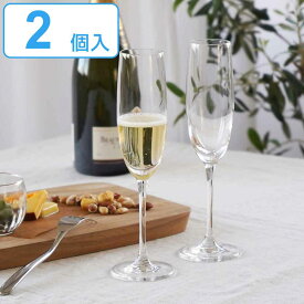 クリスタルシャンパングラス ペアセット 170ml お酒を愉しむ本格グラスセット ガラス （ シャンパングラス ペア グラス 脚付きグラス シャンパン カクテル お酒 クリスタルガラス 強化加工 箱入り おしゃれ ）
