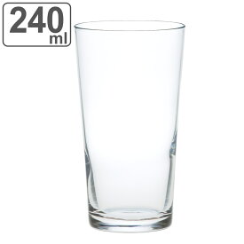タンブラー 240ml ガラス （ 食洗機対応 グラス コップ ガラス製 日本製 ビール お酒 ソフトドリンク お茶 シンプル 薄づくり 普段使い おしゃれ ）