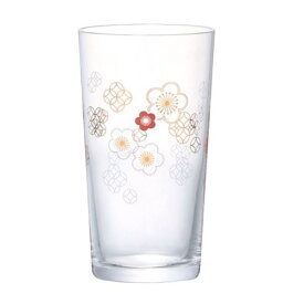 和紋 杯 梅柄 （ グラス お酒 酒 日本製 ガラス コップ 酒器 和モダン 和風 おしゃれ かわいい ）