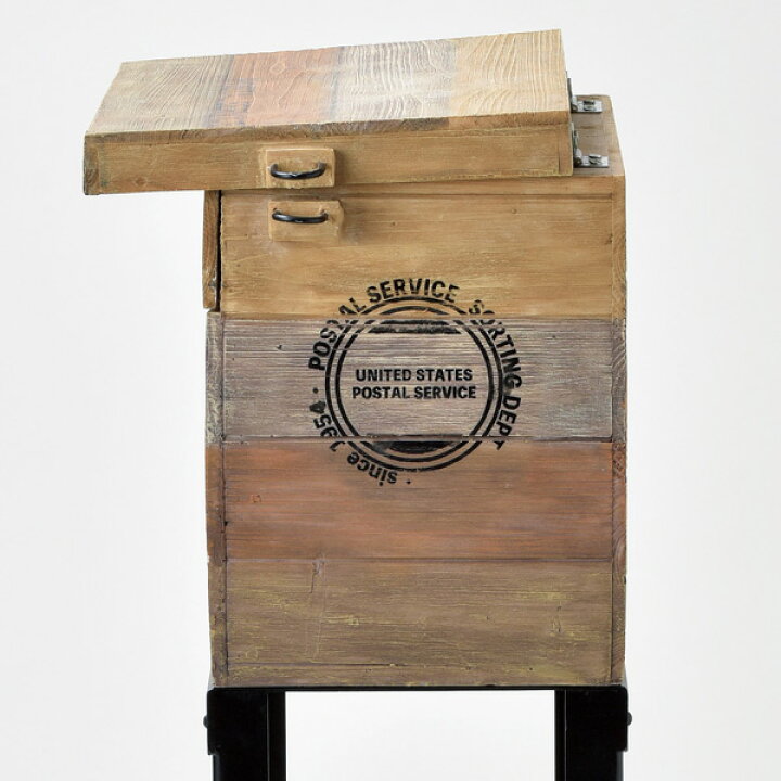 楽天市場】郵便ポスト スタンドポスト Vintage Box （ 送料無料 