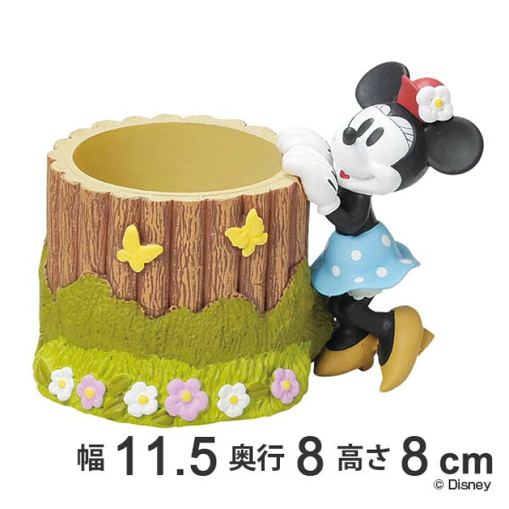 楽天市場】ミニプランター ミニーマウス （ 植木鉢 鉢 園芸用品 庭 お 