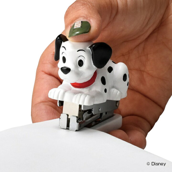 【先着】最大400円クーポン有！ ステープラー 101 101匹わんちゃん ステンプラー ディズニー Disney （ 文具 文房具  ステーショナリー ミニ インテリア デスク 机 オフィス 便利 アイテム コンパクト 持ち運び 雑貨 かわいい ） リビングート 