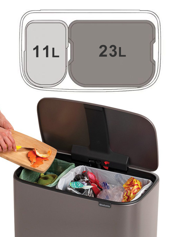 楽天市場】brabantia ゴミ箱 Boペダルビン 11L+23L （ 送料無料 ごみ箱