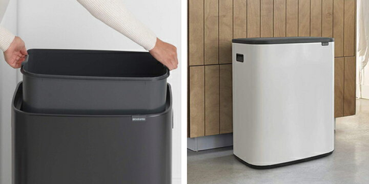 楽天市場】brabantia ゴミ箱 BO タッチビン 60L ふた付き （ 送料無料 