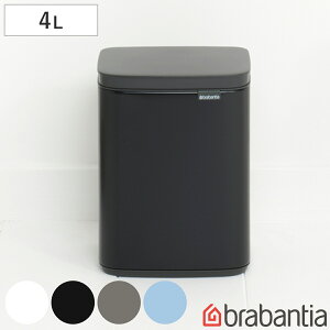 brabantia S~ 4L I[v Bo Waste Bin i ݔ uoVA 4bg  RpNg Ǌ| ӂt Tj^[{bNX Ci[{bNXt rO  gC  j