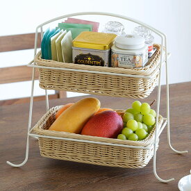 楽天市場 キャリーバスケット ラタン 果物の通販