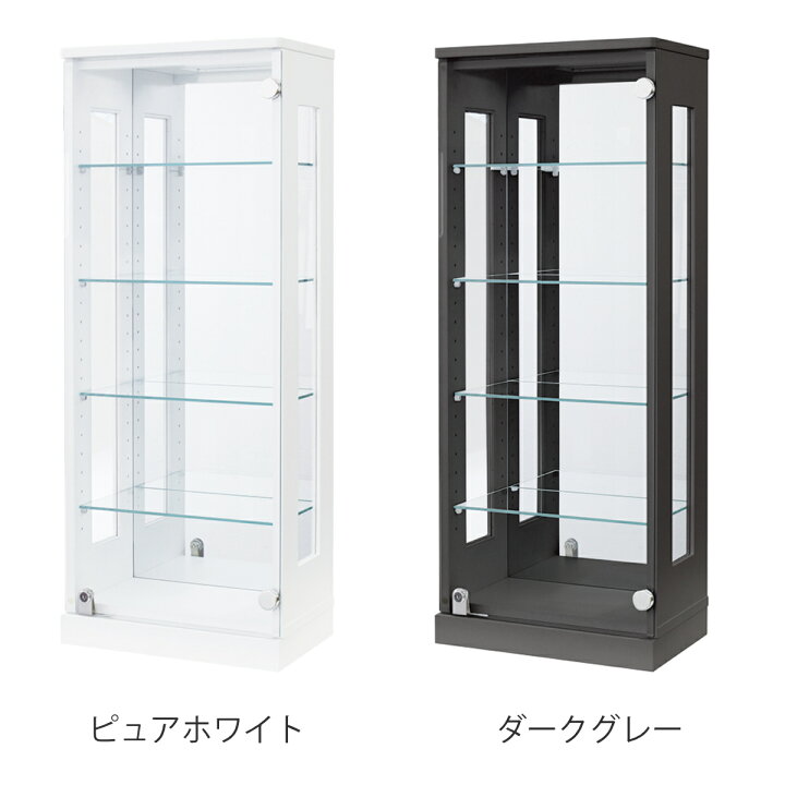 楽天市場】コレクションラック 鍵付 ショーケース 背面ミラー 幅40cm 