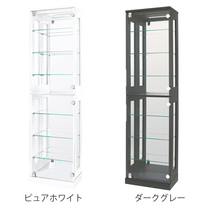 楽天市場】コレクションラック 鍵付 ショーケース 背面ミラー 幅40cm 