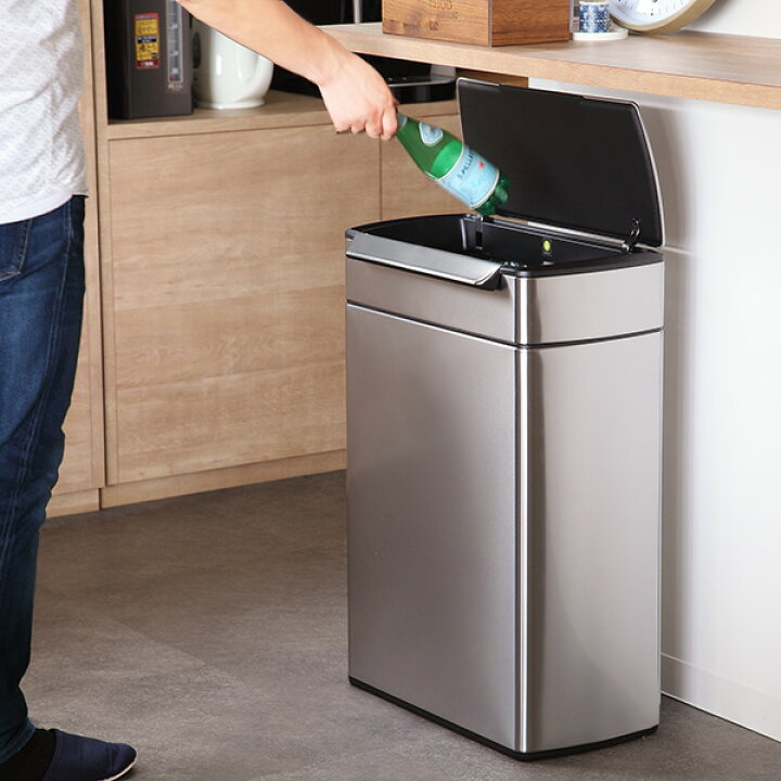 楽天市場】simplehuman ゴミ箱 48L 正規品 レクタンギュラー タッチ 