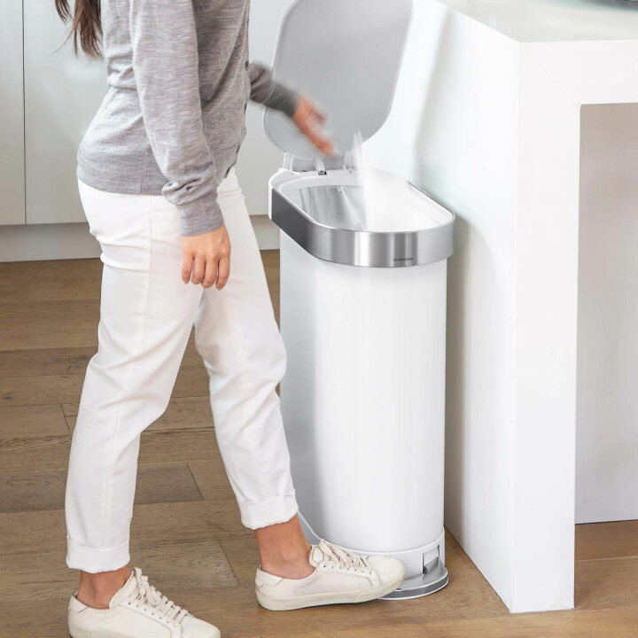 楽天市場】simplehuman ゴミ箱 45L 正規品 スリムステップ 
