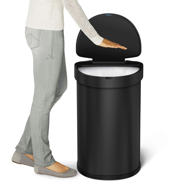 楽天市場】simplehuman ゴミ箱 45L 正規品 センサーカン セミラウンド 