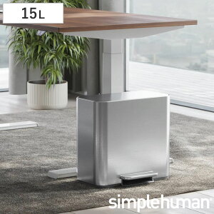 S~ 15L simplehuman Ki ~jTCN[ XebvJ Vo[ i ݔ 15bg Vvq[}  Â XeX [J[ۏؕt ӂt Lb` rO y_