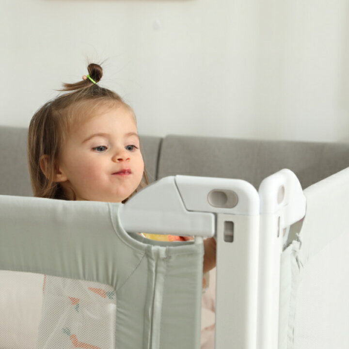 楽天市場 ベッドフェンス 約 1 4ｍ 赤ちゃん Babubu ライト 柵 転落防止 安全グッズ 昇降タイプ 送料無料 ベッドガード ベビーベッドガード バブブ ベビーサークル 落下防止 メッシュ ベビー 通気性 ベッド ベビーベッドフェンス リビングート 楽天市場店