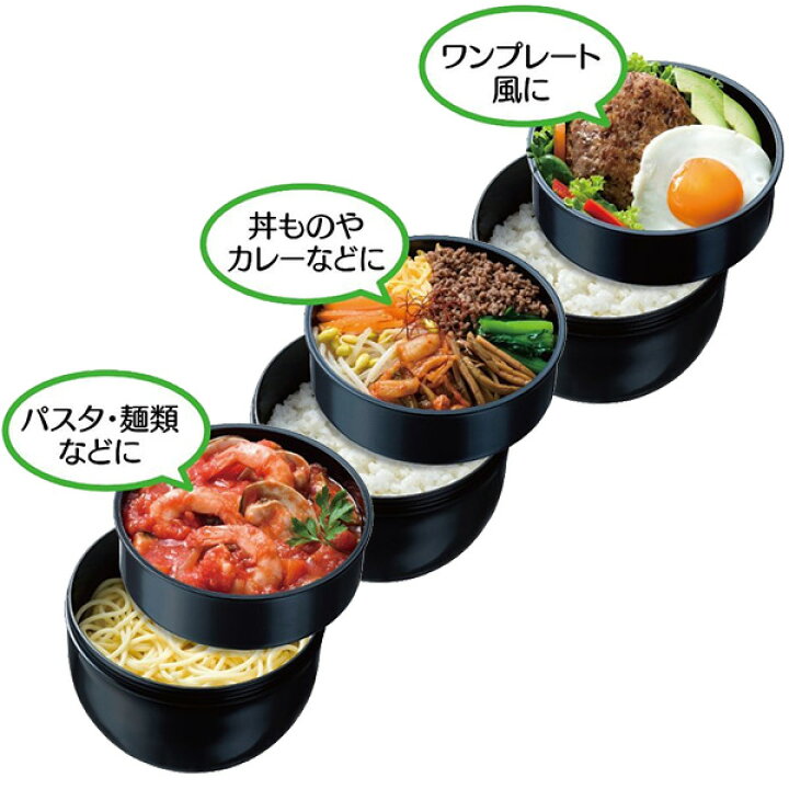楽天市場 お弁当箱 2段 840ml 丼 カフェ丼 ランチボックス ブルックリン 弁当箱 どんぶり型 ランチジャー レンジ対応 食洗機対応 大容量 男子 レンジok 食洗機ok 丼ぶり お弁当 弁当 二段 男性 リビングート 楽天市場店