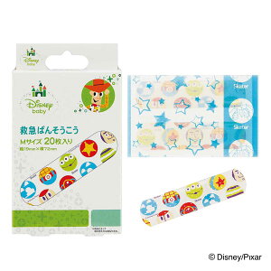 キャラクター救急ばんそうこう Mサイズ 20枚入り トイストーリー ( ばんそうこう 絆創膏 カットバン 可愛い キャラクター 傷 怪我 ケガ キズテープ 救急絆創膏 ディズニー )