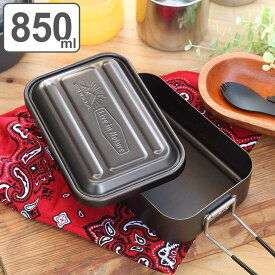 アルミメスティン 850ml 目盛り付 LIVE IN NATURE （ メスティン 飯ごう 飯盒 はんごう ライスクッカー 炊飯 キャンプ アウトドア 目盛り付き 可動式ハンドル 直火 アルマイト加工 アルミ製 ）