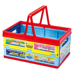 折りたたみ収納ボックス プラレール ( コンテナ 折りたたみ 収納ボックス 収納ケース カゴ バスケット コンテナボックス キャラクター おもちゃ 収納 ボックス ケース 折り畳み プラスチッ