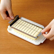 バターケース ステンレスバターカッター＆ケース 200g用 先割れステンナイフ付 （ バター入れ バター容器…