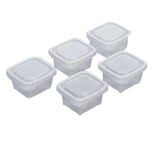 保存容器 60ml ミニシール容器 M ベーシック 5個入 ( 日本製 プラスチック 電子レンジ対応 シール容器 保存 容器 プラスチック容器 離乳食 作り置き フルーツ入れ 薬味入れ 食品保存 食品保存